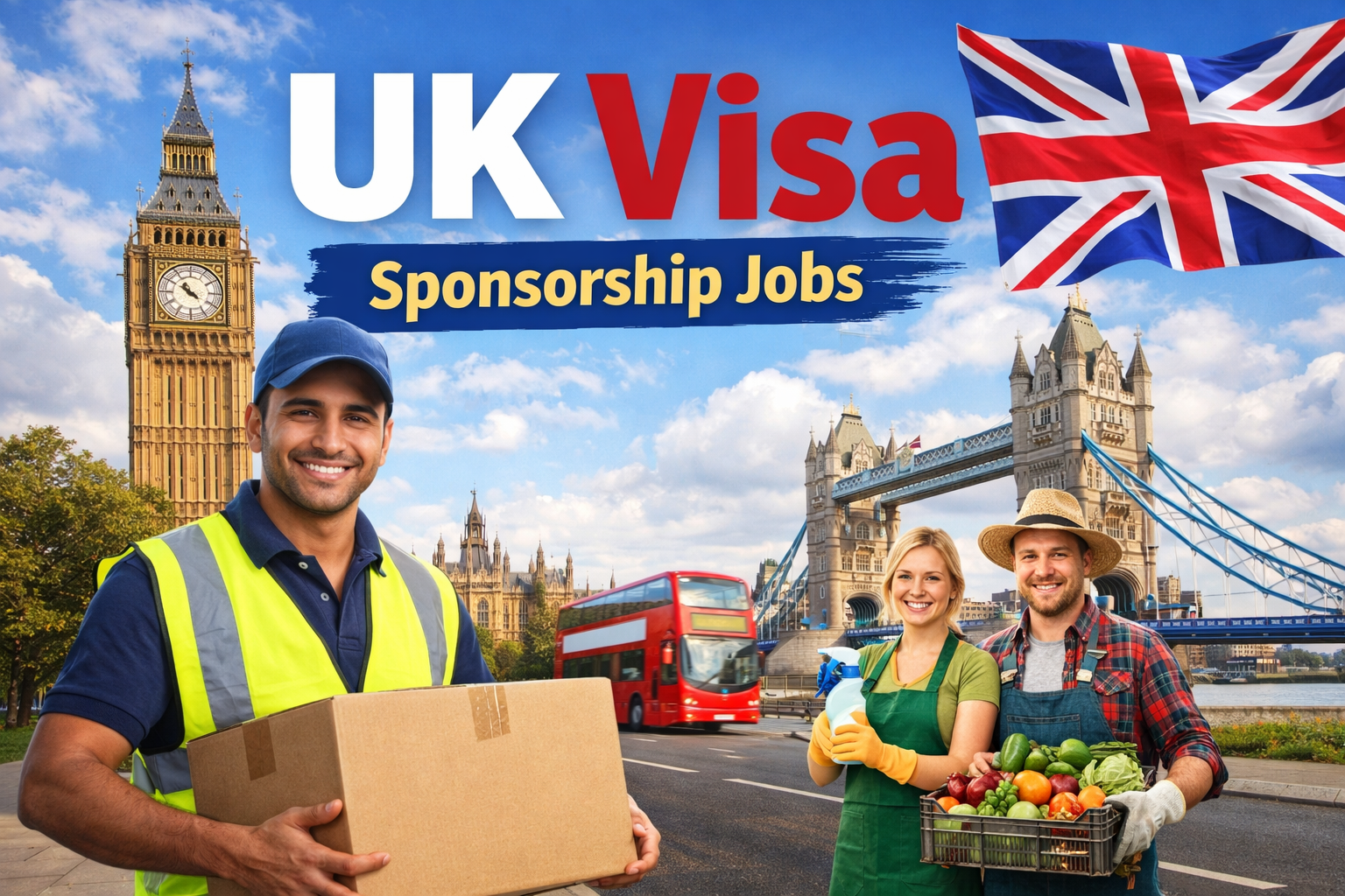 UK Visa Sponsorship Jobs: 20 Powerful Unskilled Opportunities in the UK Most Foreign Workers Don’t Know About (2026 Guide)