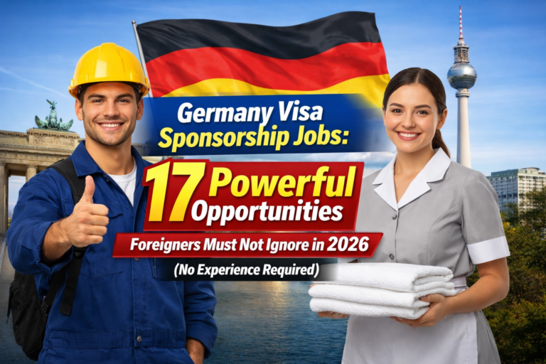 Germany Visa Sponsorship Jobs