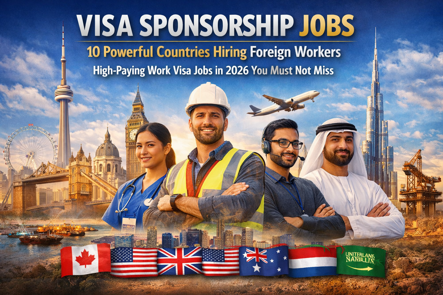 VISA SPONSORSHIP JOBS