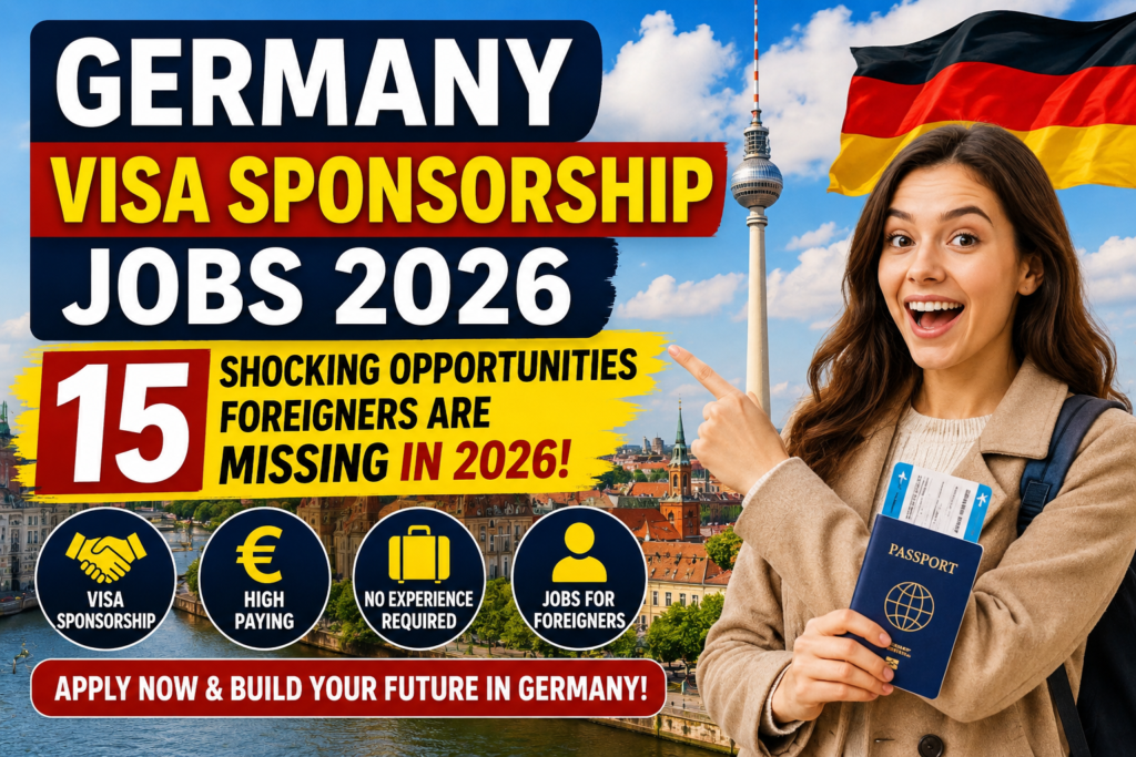 Germany Visa Sponsorship Jobs 2026