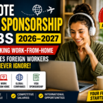 Remote Visa Sponsorship Jobs