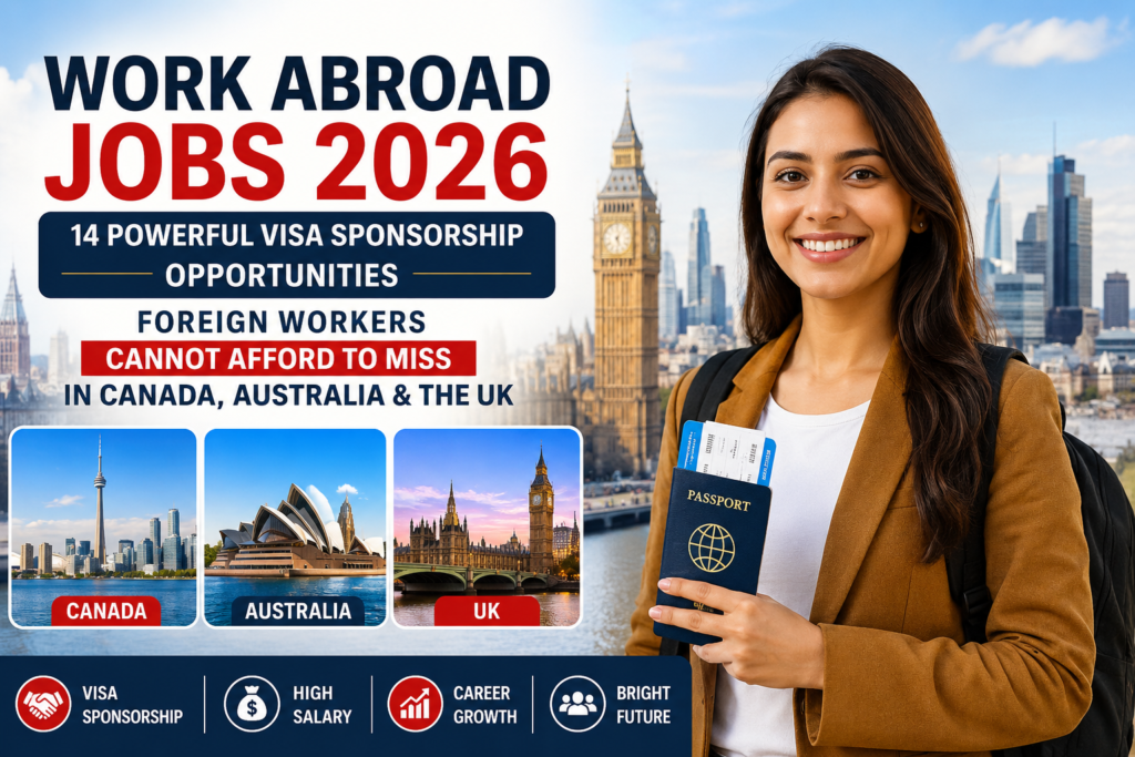 WORK ABROAD JOBS 2026